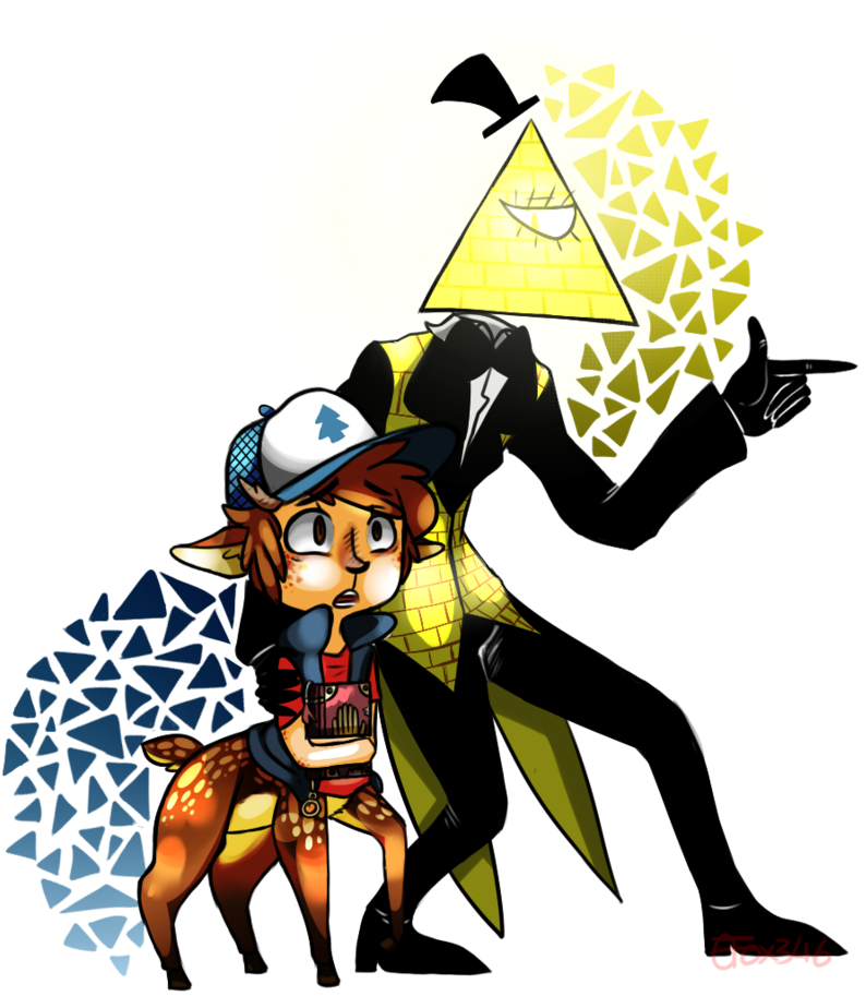Show The World The Supernatural By Crazyfox346 - Supernatural X Gravity Falls (840x952)