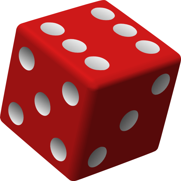 Dado Clip Art At Clkercom Vector Online Royalty Free - Dice Clip Art (594x596)