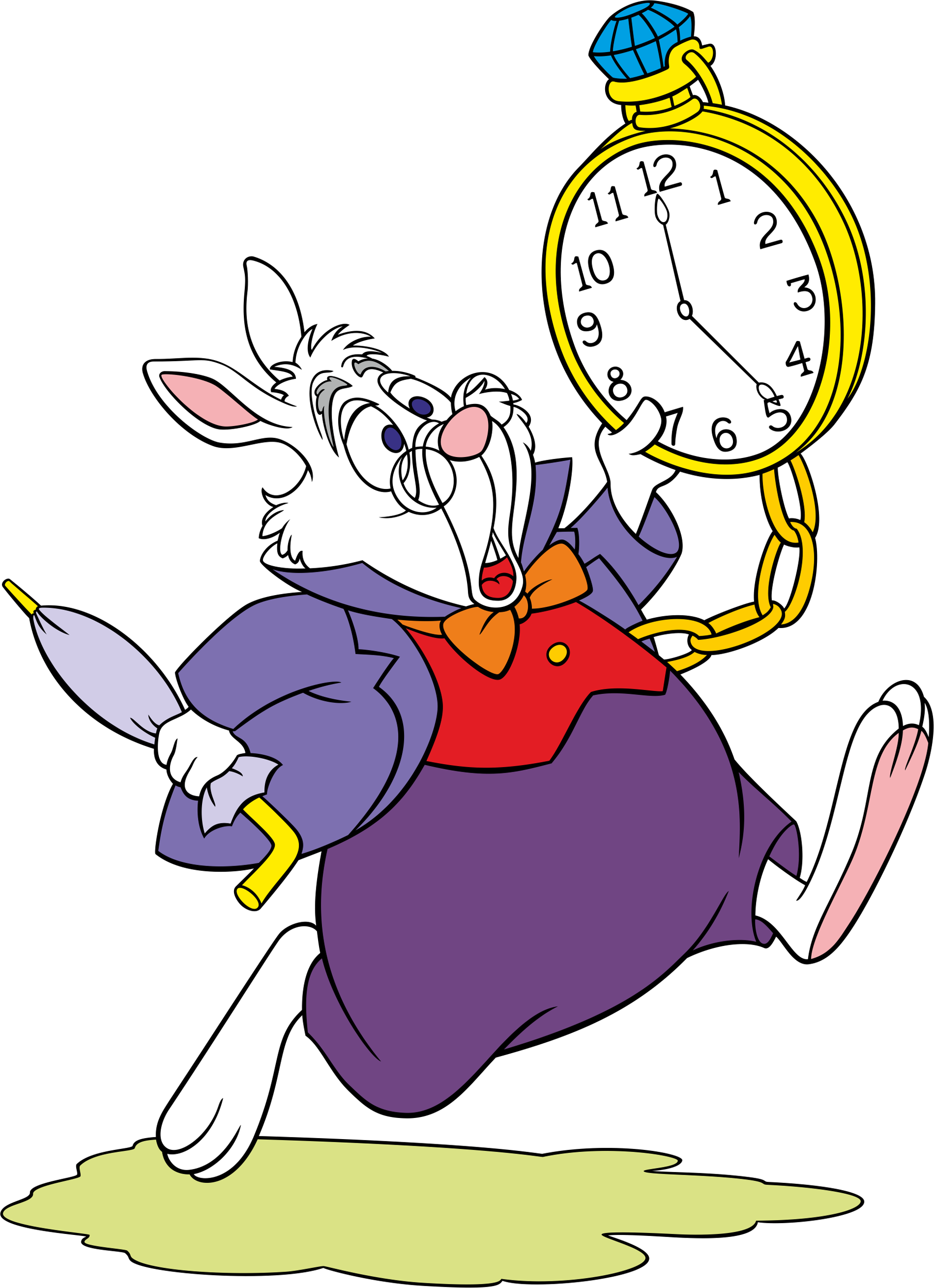 White Rabbit Alice In Wonderland Alice's Adventures - Alice In Wonderland Cartoon Rabbit (1812x2500)