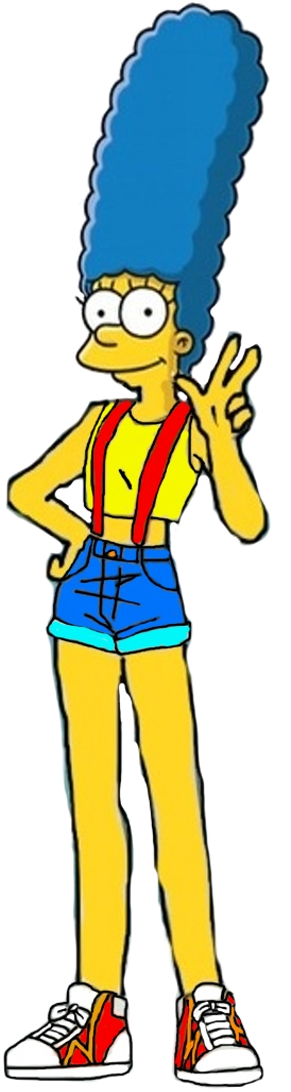 Marge Simpson Png (548x1091)