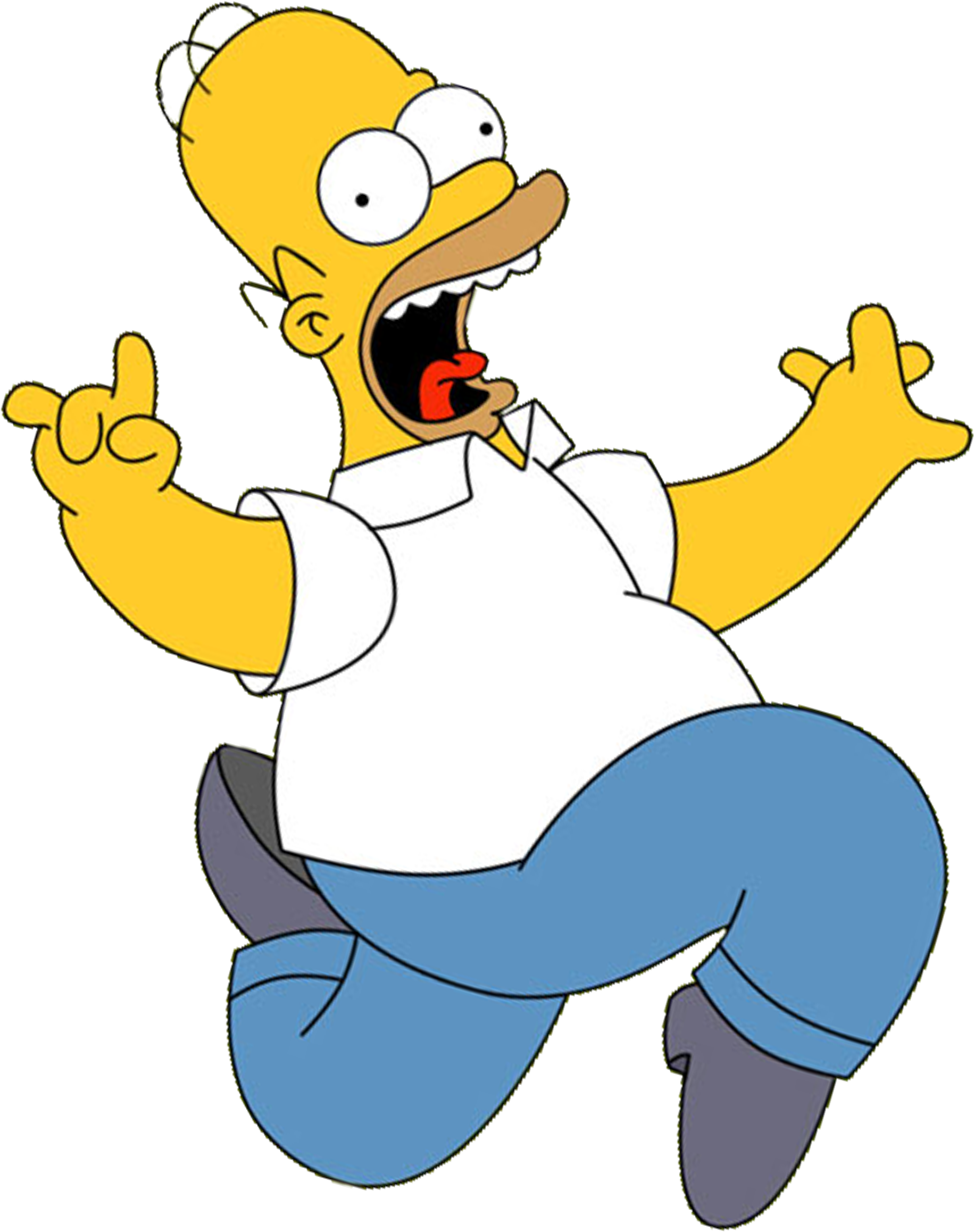 Homer2 - Homer Simpson Crazy Png (2480x3508)
