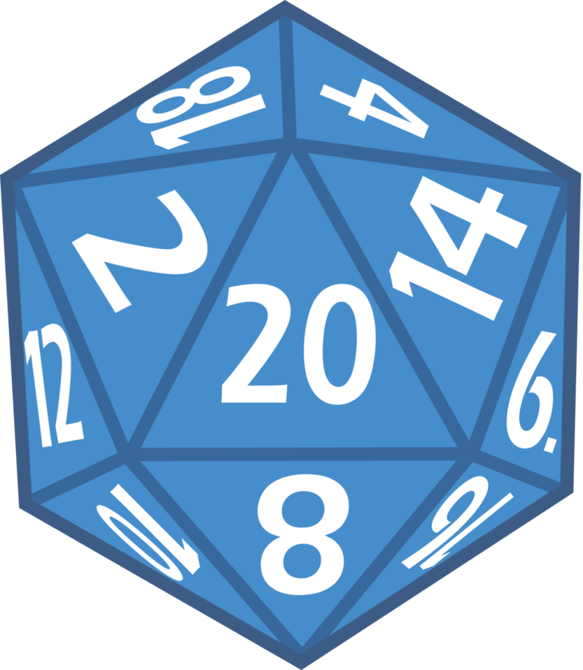 Dice Clipart 20 Sided - 20 Sided Dice Clipart (833x958)