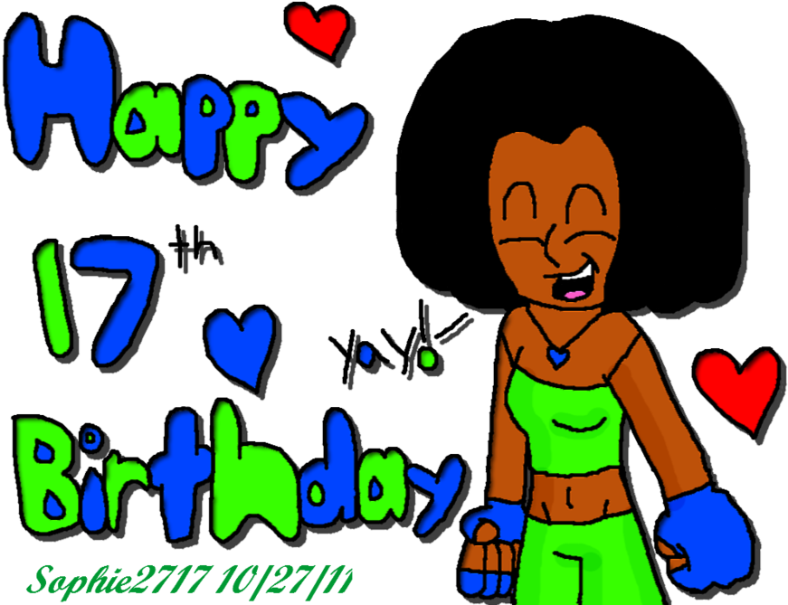 Happy 17th Birthday Sophie By Purplehazegirl - Happy 17th Birthday Sophie (900x675)