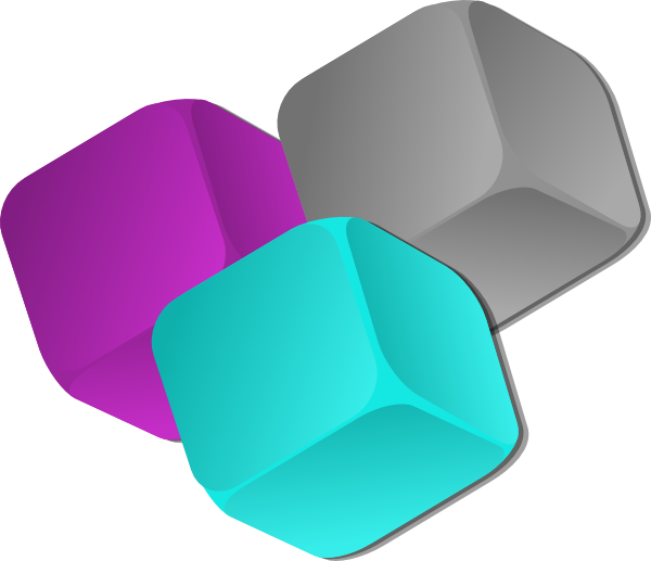 Cubes Clipart (600x517)