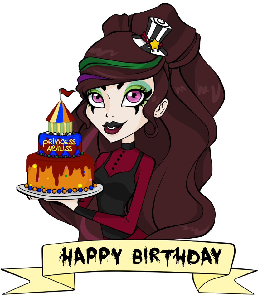 Happy Birthday By Shadow People Happy Birthday By Shadow - Monster High Happy Birthday (1000x1000)