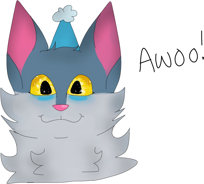 Happy Birthday By X Sparky X - Cartoon (864x700)