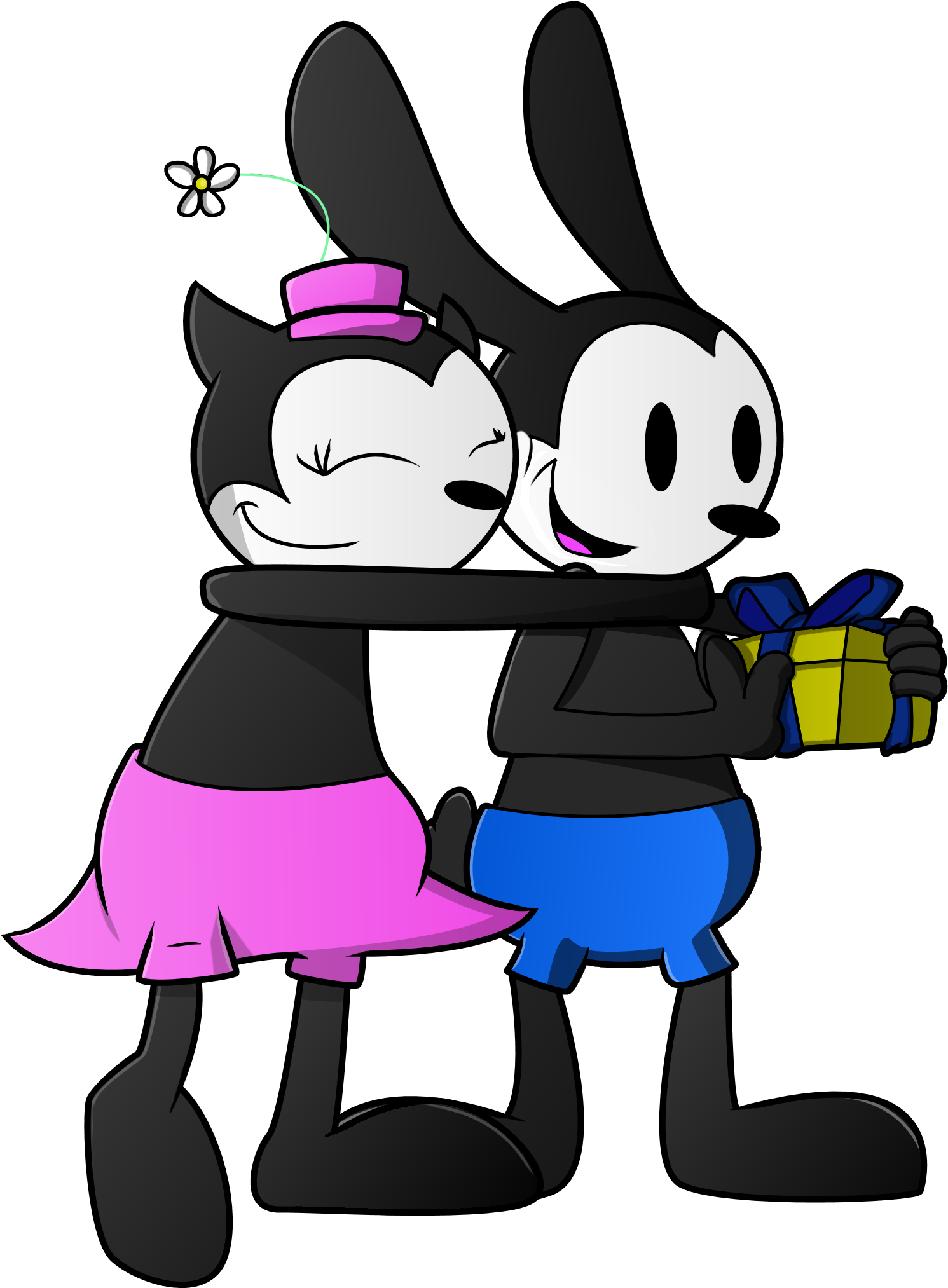 Oswald And Ortensia - Ortensia And Oswald Png (1620x2084)