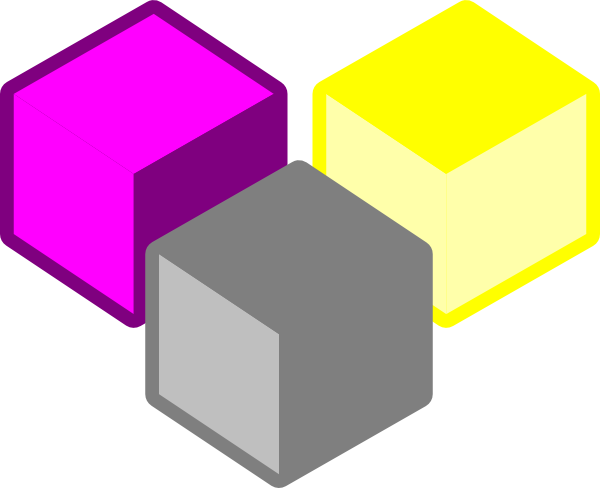 Cubes Clipart (600x488)