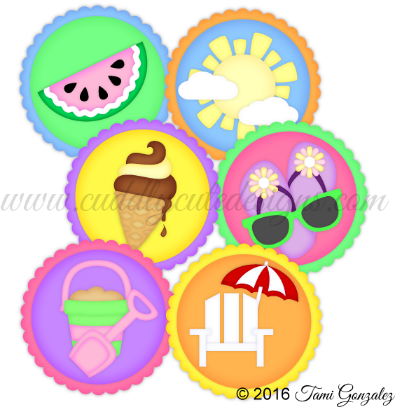 Summer Tokens - Summer Tokens (600x600)