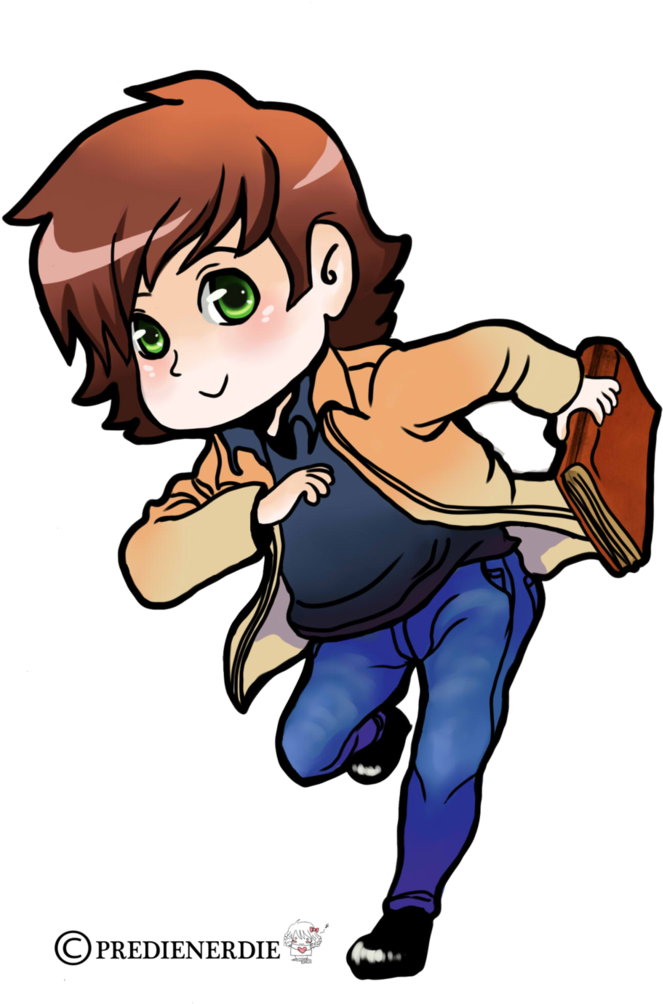 Sam Winchester Chibi By Predienerdie - Sam And Dean Winchester Chibi (745x1072)