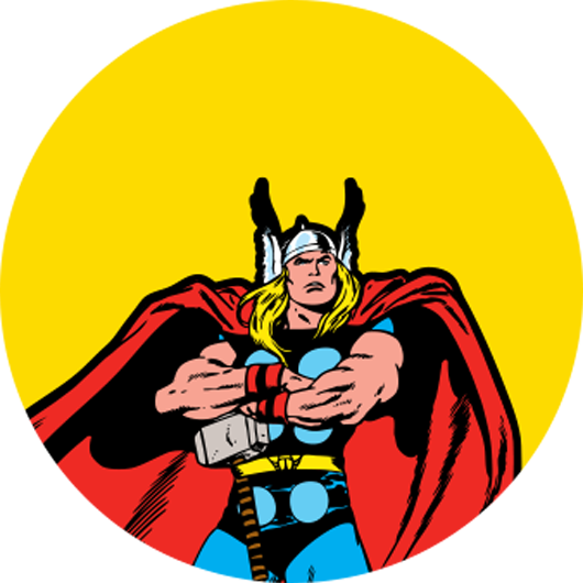 Thor - Style B - Thor - Style C - Retro Thor Comic Book (530x530)