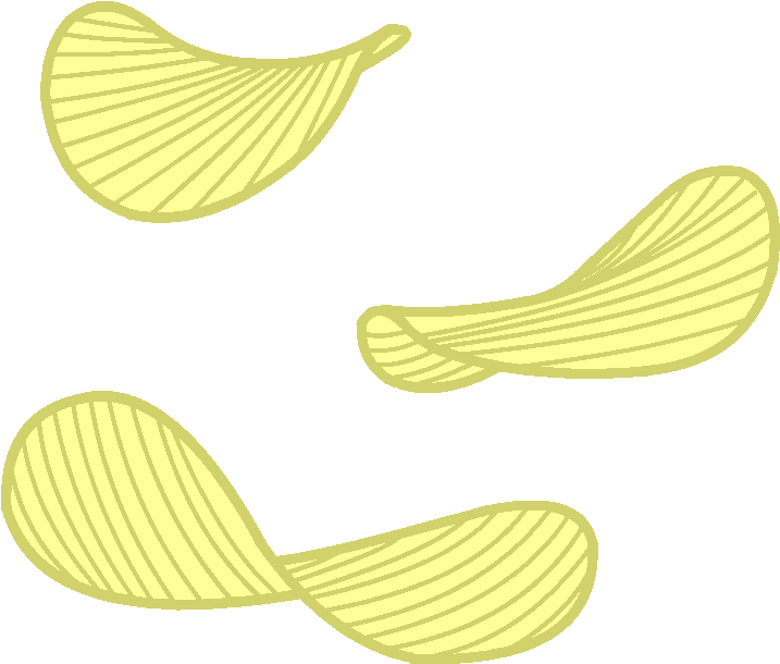 Potato Chip's Cutie Mark By Supermlpfan - Cartoon Potato Chip Transparent (749x638)