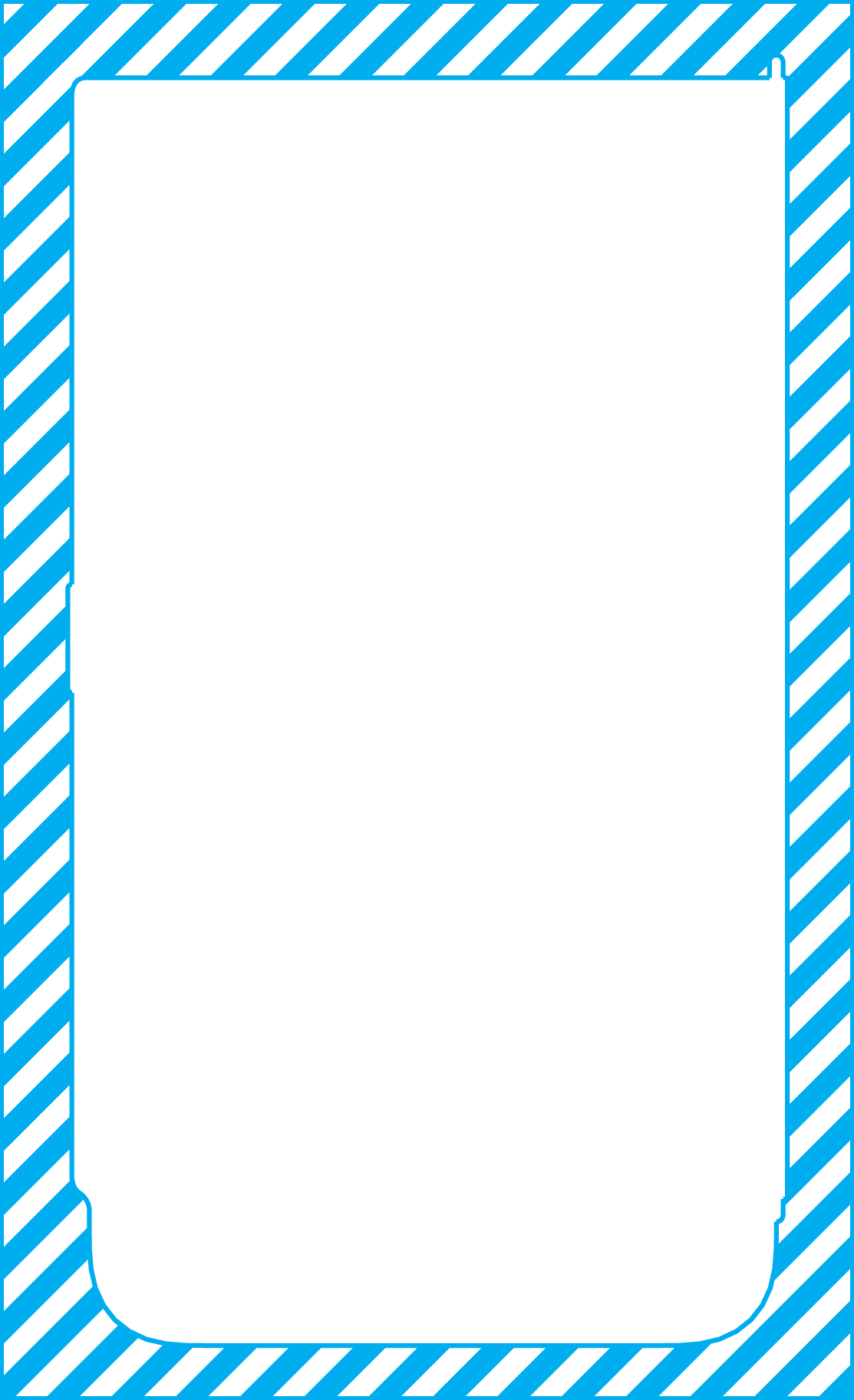Swimming Border Cliparts - Template (1113x1825)