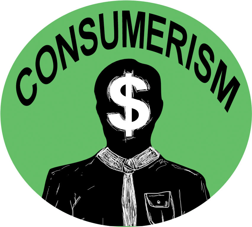 Advertisement Clipart Consumerism Pencil And In Color - Positive Consumerism (929x931)