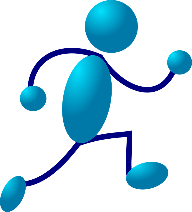 Rain Cliparts 15, Buy Clip Art - Stick Man Running (652x720)