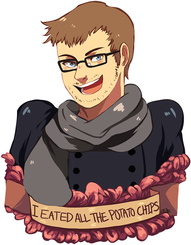 Thanks For All The Laughs And Go Eated All The Potato - Illustratian Griffin Mcelroy (818x1022)