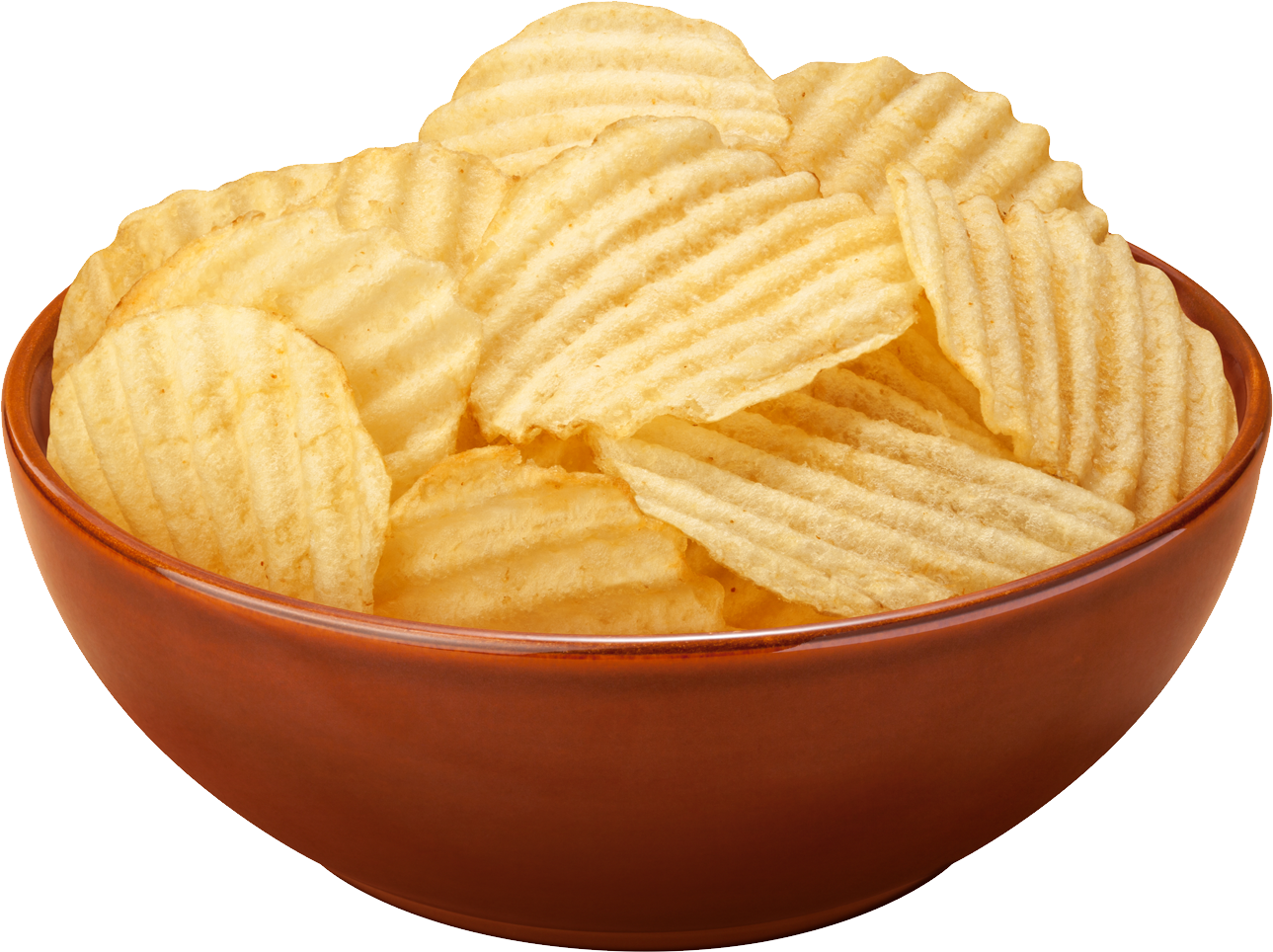 Potato Chips Png - Ruffles In A Bowl (1289x964)