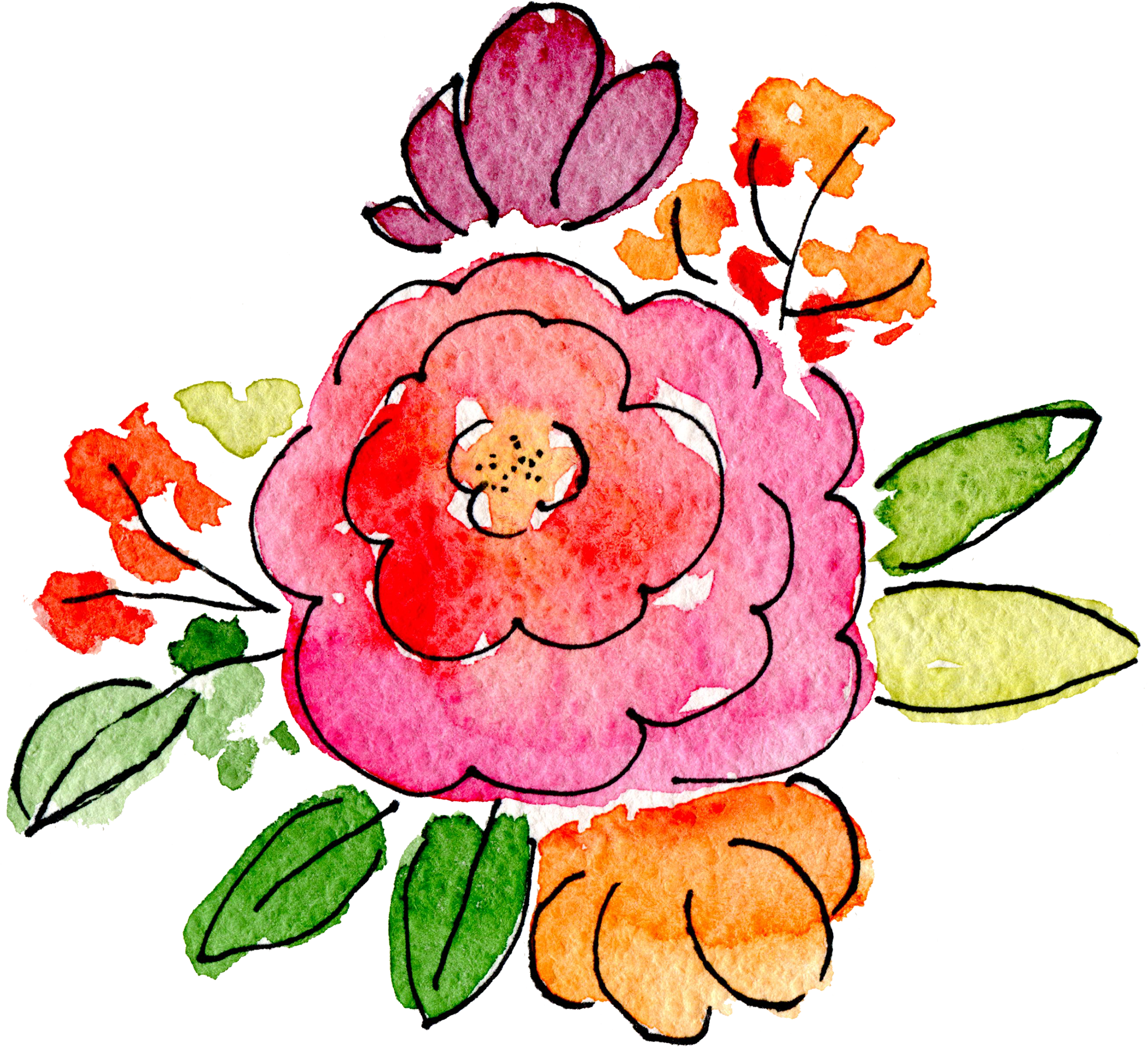 Amazing Microbiome - Zazzle Watercolor-blumen Auf Iphone Fall Barely There (2281x2065)