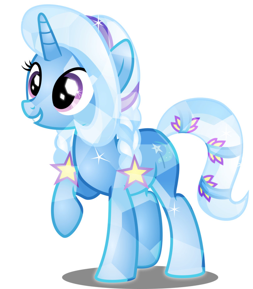 Trixie As Crystal Pony By Limedazzle - Crystal Pony (850x939)