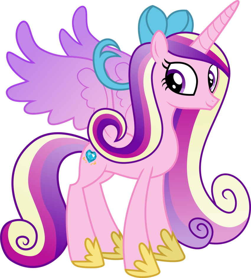 When Twilight Sparkle Woke Up One Morning, She Was - My Little Pony Princess Cadence Png (850x939)