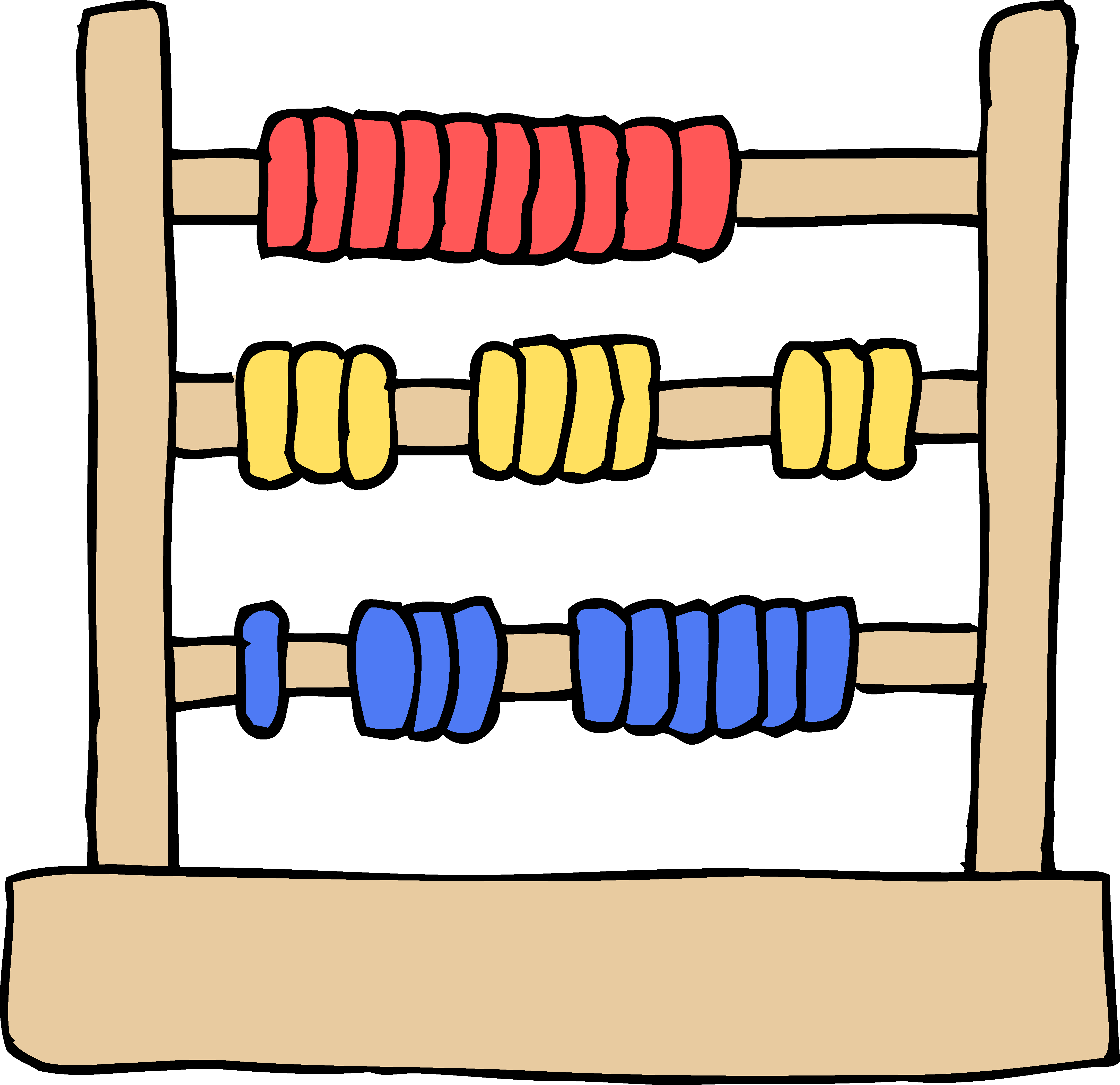 Kids Abacus Toy Clip Art - Clip Art (4352x4217)
