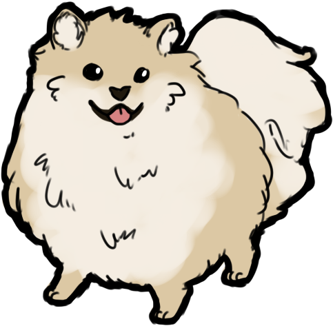 Pomeranian Clipart Maltese - Pomeranian Clipart Maltese (500x500)