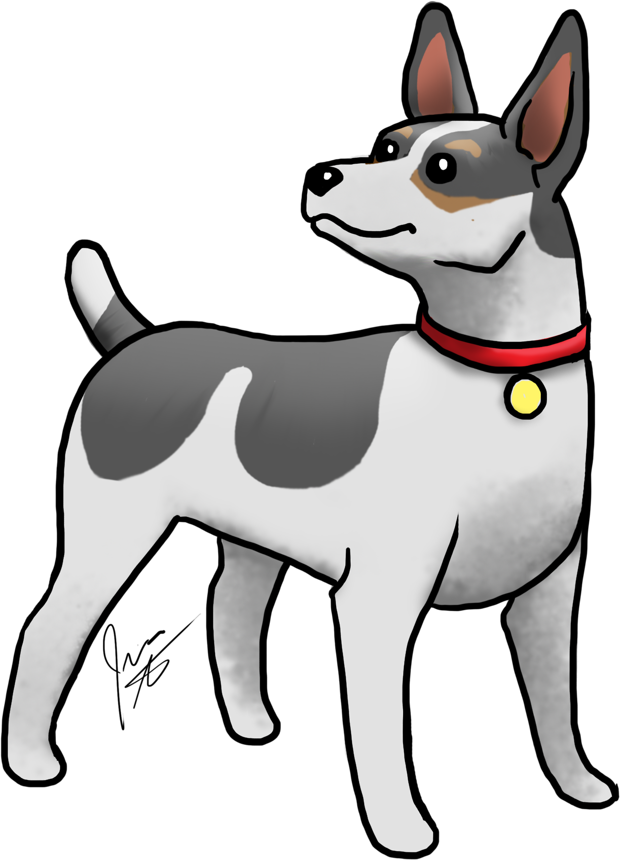 Rat Terrier Find Products Featuring This Little Guy - Rat Terrier (1280x1718)