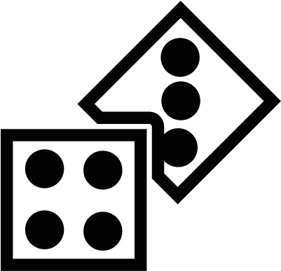 Dice Numbers Three And Four Vector - Dice Numbers Three And Four Vector (400x400)