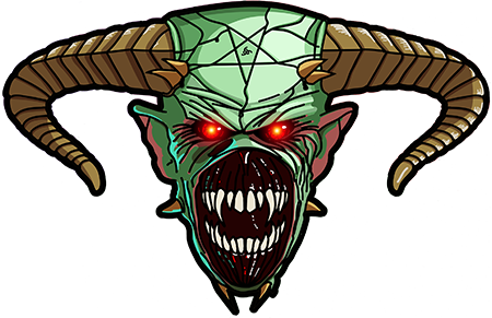 Beast Head Cutout - Iron Maiden Png (450x291)