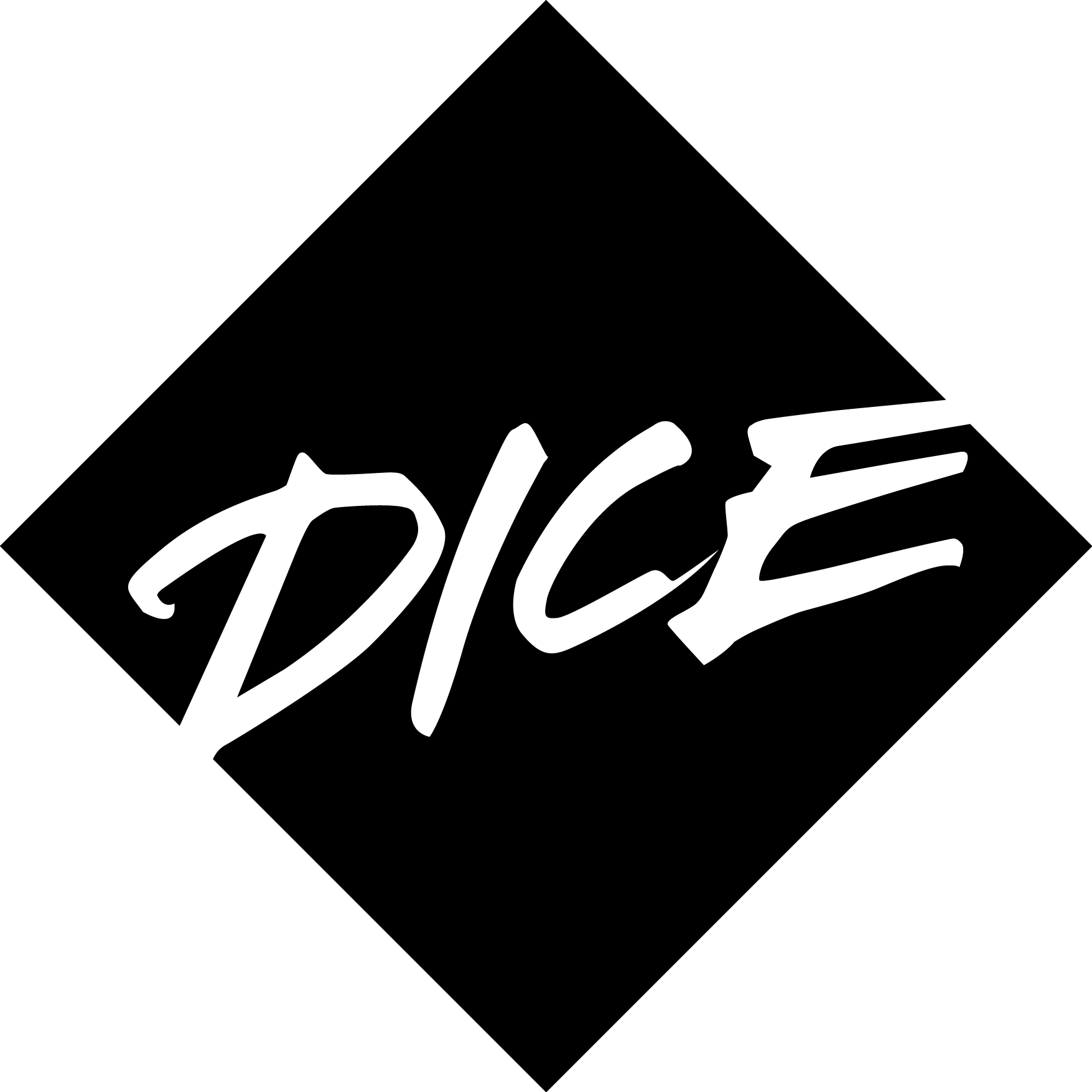 Dice Logo Diamond Black - Dice Fm Png (1755x1755)