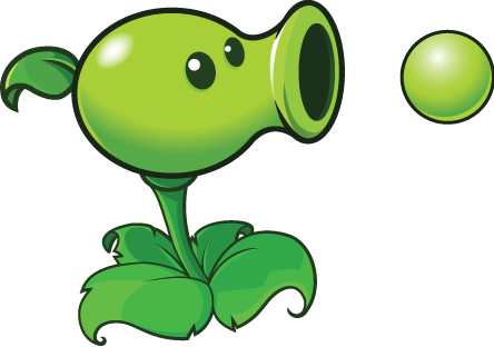 Facebook - Plants Vs Zombies Peashooter (444x312)