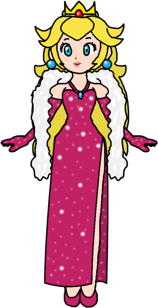 Super Mario All Stars Commercial By Katlime - Super Mario All Stars Peach (720x1109)