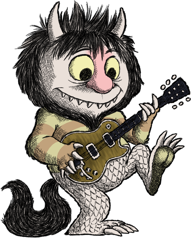 Where The Wild Things Are Characters Clip Art Download - Wild Things Are Clip Art Png (764x872)
