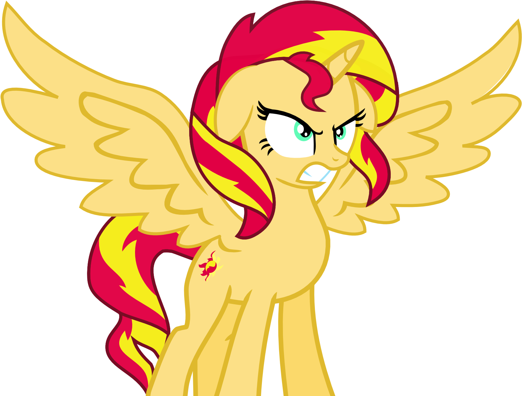 Ailcorn Sunset Shimmer Anger By Mighty355 - My Little Pony Sunset Shimmer Princess (1765x1312)