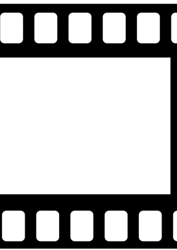 Movie Film Clipart - Movie Tape (353x500)
