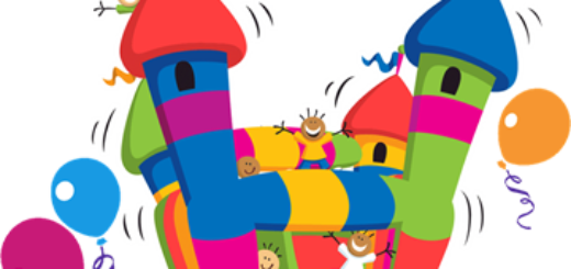 Bouncy Blossoms Event Center In Port Harcourt - Bounce House Clip Art (520x245)