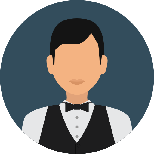 Waiter Free Icon - Avatar Profile Circle Png (512x512)