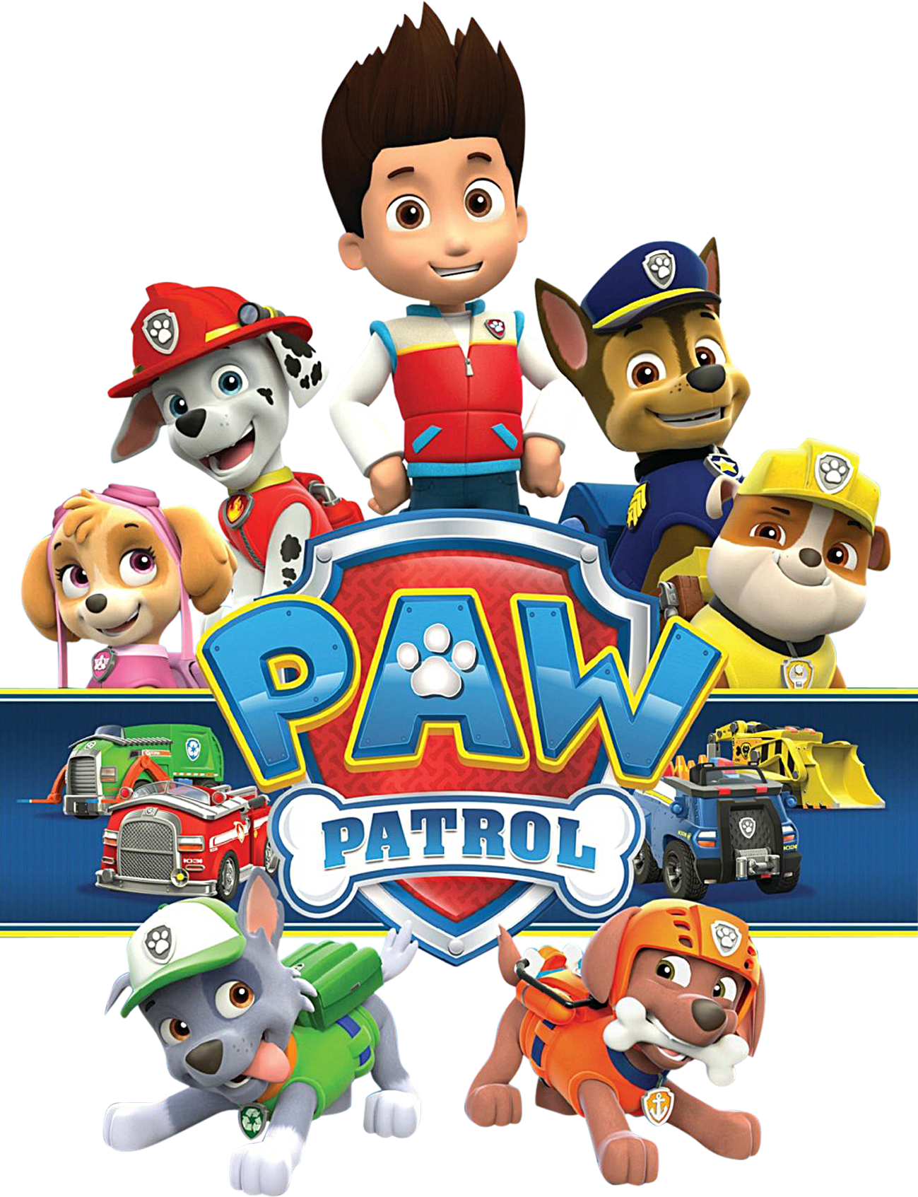 Paper Crafts Cool Paw Patrol Free 28 Clipart Clipground - Paw Patrol Images Png (1299x1693)