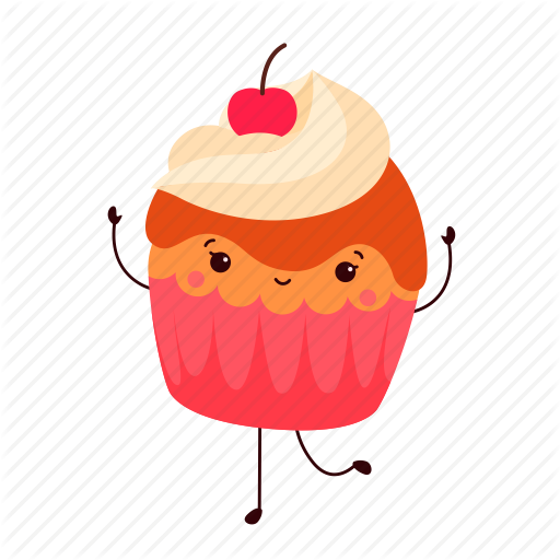 Cartoon Cupcake - Cupcake Cartoon (512x512)