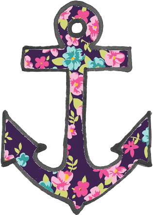 Teal Anchor Clip Art Download - Anchor Tumblr Transparent (369x500)