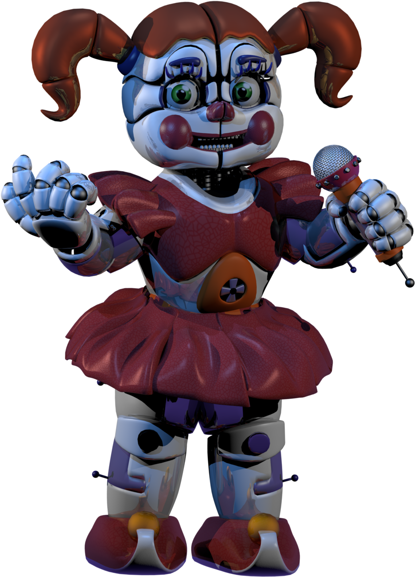Circus Baby V5 By Fazersion On Deviantart - Five Nights At Freddy's (1024x1207)
