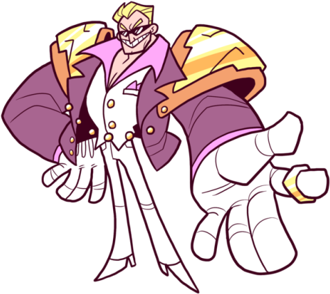 Concept For A Dnd Character I Want To Run At Some Point - Cartoon (500x459)