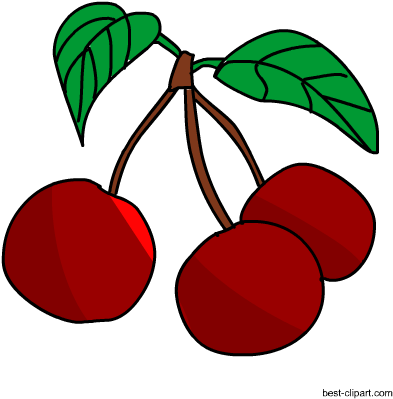 Free Cherries Clip Art - Clip Art (450x450)