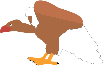 Vulture Cartoon Clipart - Clip Art (508x508)