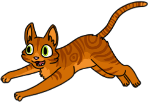 Lil Firepaw By Puffcats - Cat Jumps (400x400)