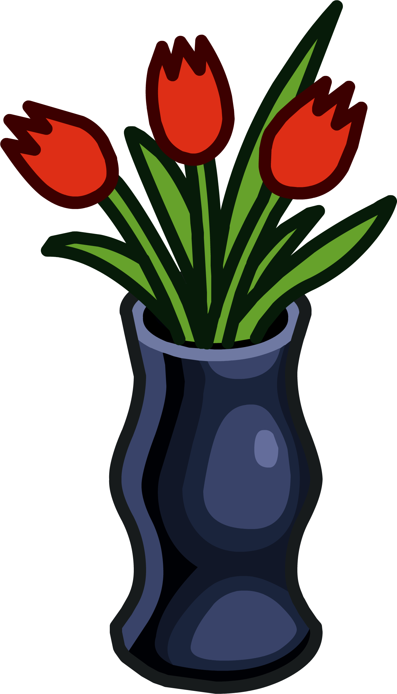 Club Penguin Entertainment Inc Flower Vase Floristry - Club Penguin Entertainment Inc Flower Vase Floristry (1291x2257)