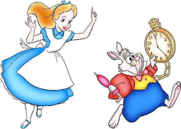 Alice's Adventures In Wonderland White Rabbit Tweedledum - Alice's Adventures In Wonderland White Rabbit Tweedledum (600x600)