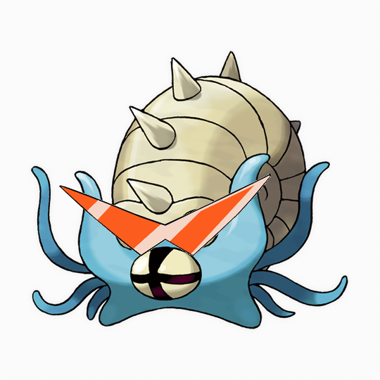 Omastar Want To Dance - Pokemon Omastar (540x540)