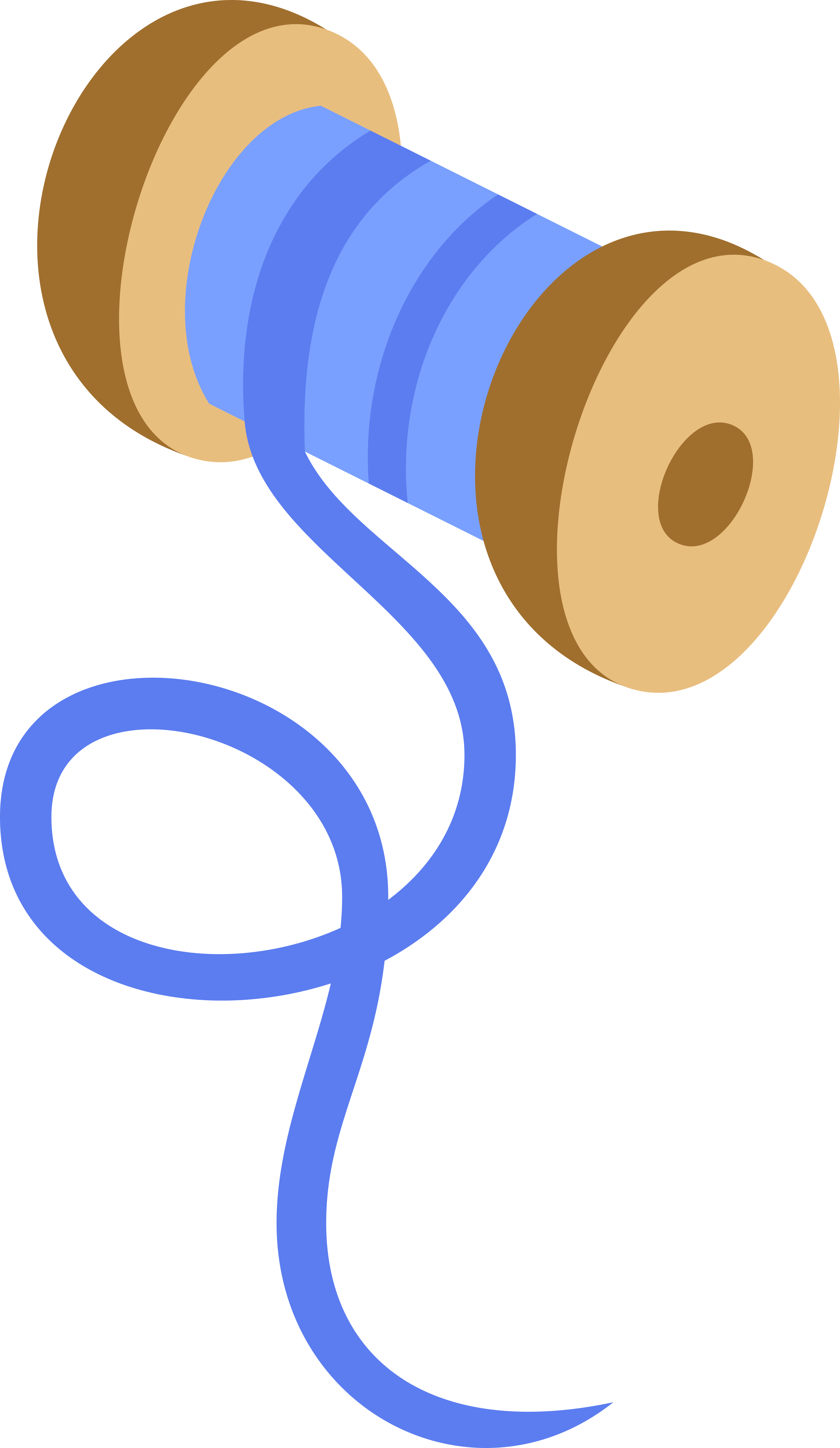 Parcly Taxel 17 0 Blue Bobbin's Cutie Mark By Parcly - Transparent Background Thread Clipart (4096x7057)