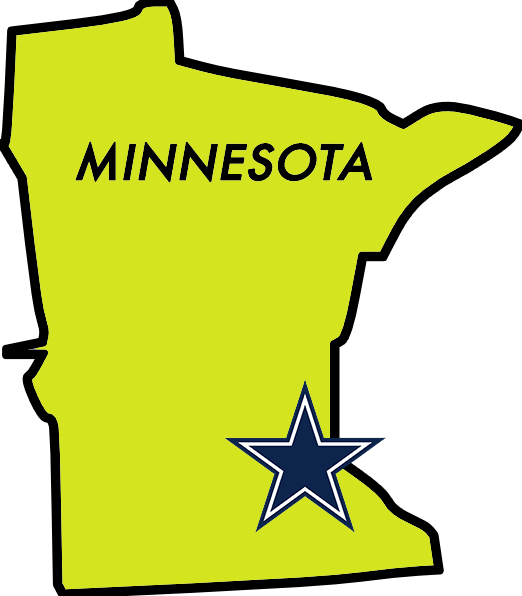 The Cowboys Displayed Their Commitment To Fans In Texas - House Divided Cowboys Patriots (522x596)